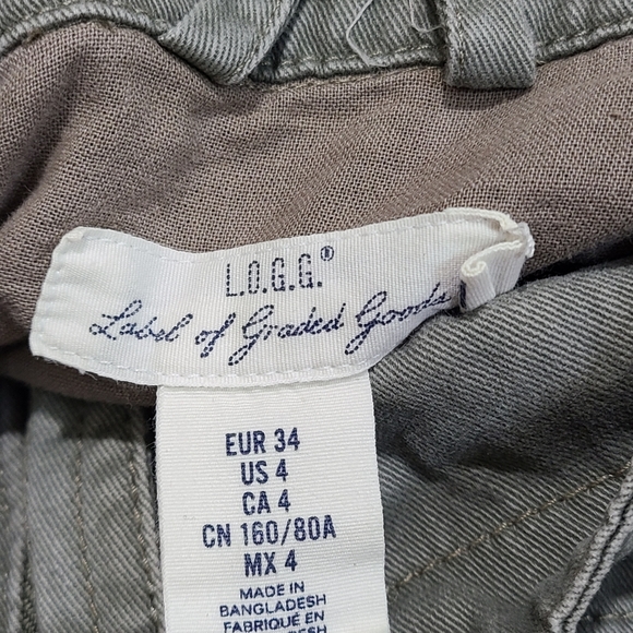 H&M L.O.G.G Khakis Military Jacket size 4 - Picture 4 of 7
